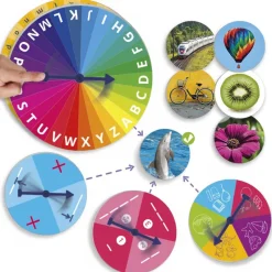 Akros Juego de lenguaje La ruleta de la prelectura