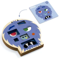Djeco Juego de lógica Crazy faces