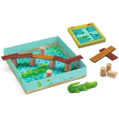 Djeco Juego de lógica Sologic Croco bridge