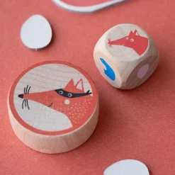 Londji Juego de mesa cooperativo Cluck, cluck! The fox! pocket game