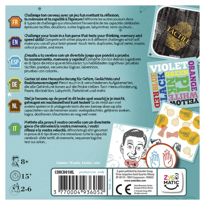 Asmodee Juego de mesa Cortex Challenge