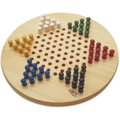 Cayro Juego de mesa damas chinas de madera FSC