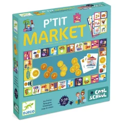 Djeco Juego de mesa Little market Cool School