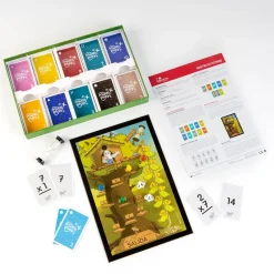 Acu Games Juego de mesa Multiplay, aprende las tablas de multiplicar