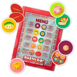 Devir Juego de mesa Sushi Go gira y come dim sum.