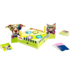 Haba Juego de mesa Team Quiz Challenge gatos contra perros