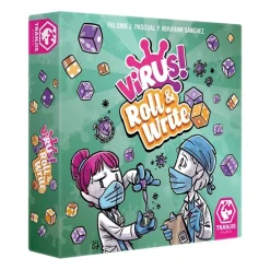 Tranjis Games Juego de mesa Virus Roll and Write