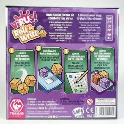Tranjis Games Juego de mesa Virus Roll and Write