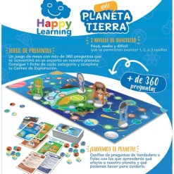 Educa Borras Juego de preguntas Quiz planeta Tierra