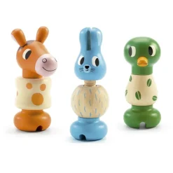 Djeco Juego enroscar animalitos Rondamino