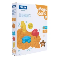 Milan Kit de arena cinética magic sand con moldes