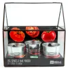 Radis et capucine Kit de cultivo invernadero cristal tomates bio con 3 macetas metal