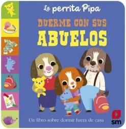 La perrita Pipa duerme con sus abuelos
