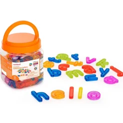 Miniland Letras minúsculas translúcidas 76pzas para mesa luz