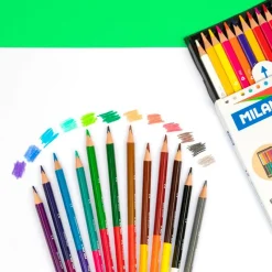 Milan Lápiz bicolor triangular 12 unidades