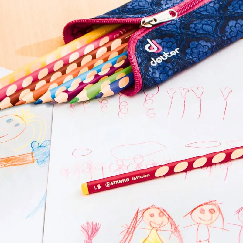 Stabilo Lápiz color Easy diestros 12 colores