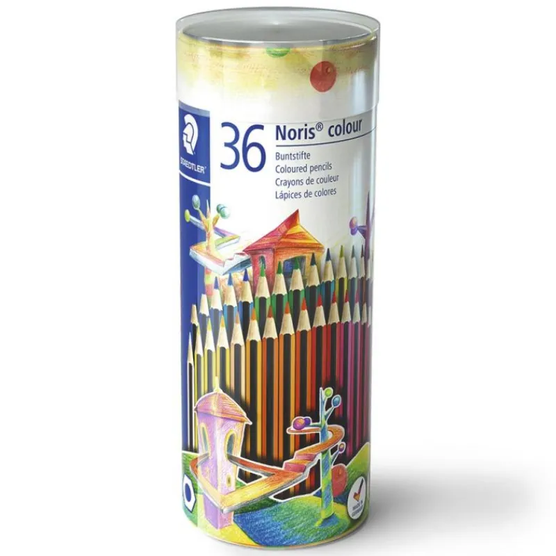 Staedtler Lápiz color tubo metal 36 colores
