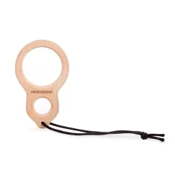Kikkerland Lupa doble madera aumentos 5x y 10x Huckleberry
