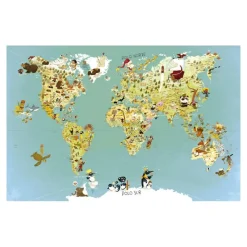 Vilac Mapa mundo magnético 78 piezas