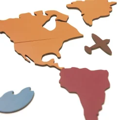 Andreu Toys Mapamundi madera puzzle