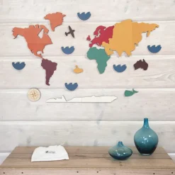 Andreu Toys Mapamundi madera puzzle