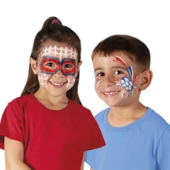 Jovi Maquillaje barra 3 colores: azul, rojo, blanco