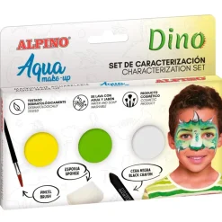 Alpino Maquillaje caracterización al agua dino 3 colores