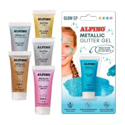 Alpino Maquillaje glitter gel metalizado unidad