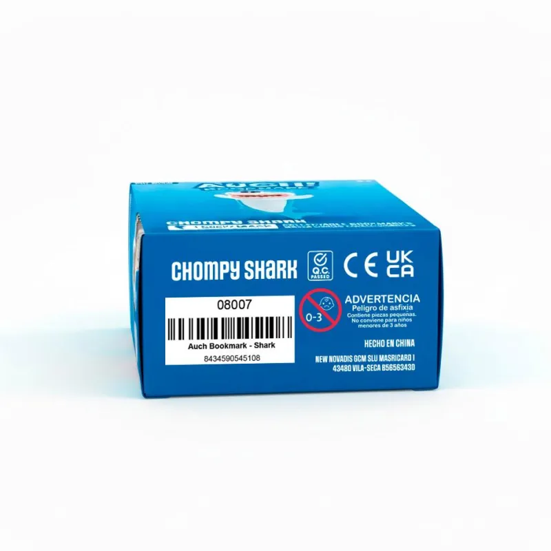 Billy Brown Marcapáginas 3D tiburón Chompy Shark. AuchBookmark