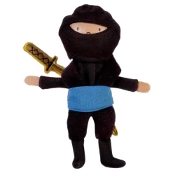 Fiesta Marioneta de dedo ninja azul