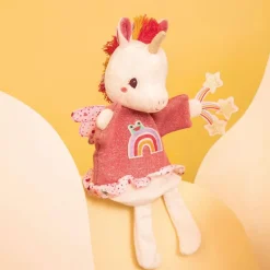 Lilliputiens Marioneta de mano unicornio Lena
