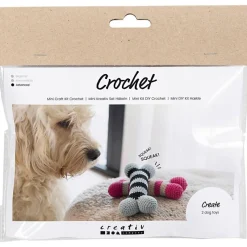 Creativ Company Mini kit DIY crea hueso de juguete para perro de crochet.