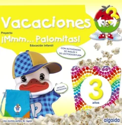 ¡Mmm... Palomitas! 3 años. Cuaderno de vacaciones