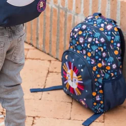 Miquelrius Mochila doble London león rey de la selva. 35x22,5x16cm