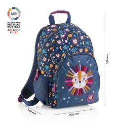 Miquelrius Mochila doble London león rey de la selva. 35x22,5x16cm