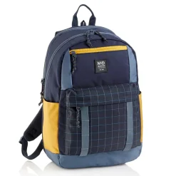 Miquelrius Mochila triple Amsterdam negro. 47x25x15,5cm.