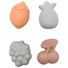 Play and Store Moldes para arena frutas con bolsa