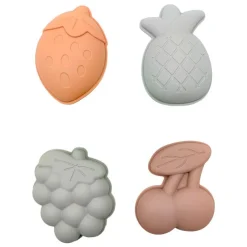 Play and Store Moldes para arena frutas con bolsa