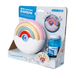 Alldoro Máquina de pompas Rainbow con botella de 100ml.