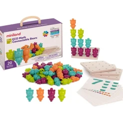 Miniland Ositos ensartables matemáticas eco