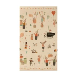Maileg Papel de regalo animalitos happy day 10 metros x 55cm.