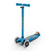 Micro Patinete infantil maxi Deluxe Led azul caribe