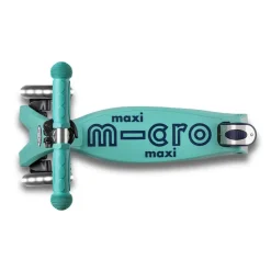 Micro Patinete Maxi Deluxe Eco Led menta