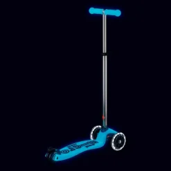 Micro Patinete Maxi Deluxe Glow Led aqua