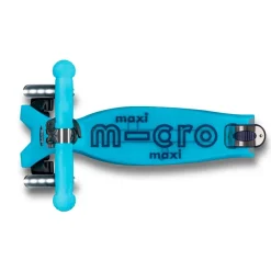 Micro Patinete Maxi Deluxe Glow Led aqua