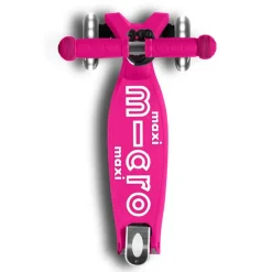 Micro Patinete maxi deluxe plegable Led rosa