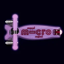 Micro Patinete Maxi Deluxe Glow Led lila