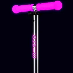 Micro Patinete Mini Deluxe Glow Led rosa