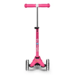Micro Patinete Mini Deluxe LED rosa