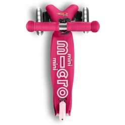 Micro Patinete Mini Deluxe LED rosa